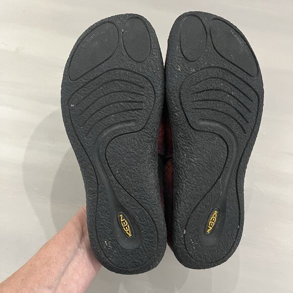 Keen Womens Shoes Howser Size 7.5 Plaid Slipper Clog Loafer Mule Pre Owned - Picture 9 of 12